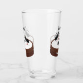 ハッピーアリ氷スケートで滑るオンクッキーマンガ タンブラーグラス (左)