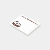 ハッピーアリ氷スケートで滑るオンクッキーマンガ ポストイット (アングル)