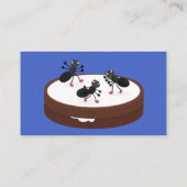 ハッピーアリ氷スケートで滑るオンクッキーマンガ 名刺 (裏面)