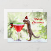 ハッピーアワーのクリスマスリス シーズンポストカード (正面/裏面)