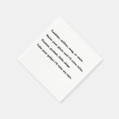 ハッピーアワーの詩 コックテールナプキン スタンダードカクテルナプキン (角)