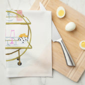 ハッピーアワーアットホームI キッチンタオル (四つ折り)