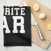 ハッピーアワーアットマイお気に入りのバー – ジム感動的 キッチンタオル (四つ折り)