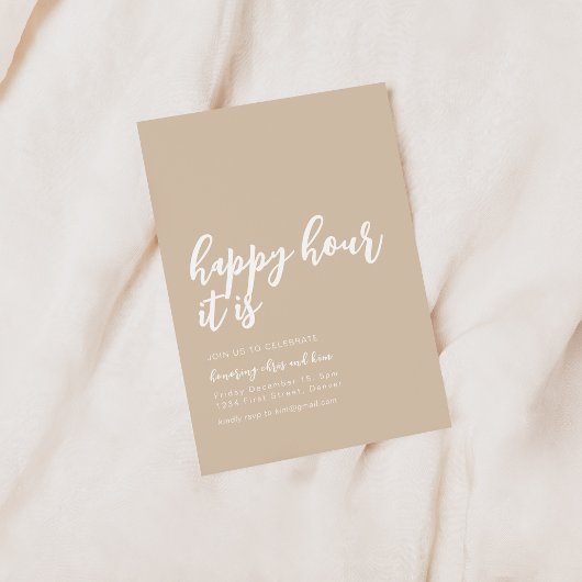 ハッピーアワーイッツカクテルパーティー招待状 招待状