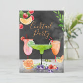 ハッピーアワーカクテルパーティの招待状 招待状 (スタンド正面)