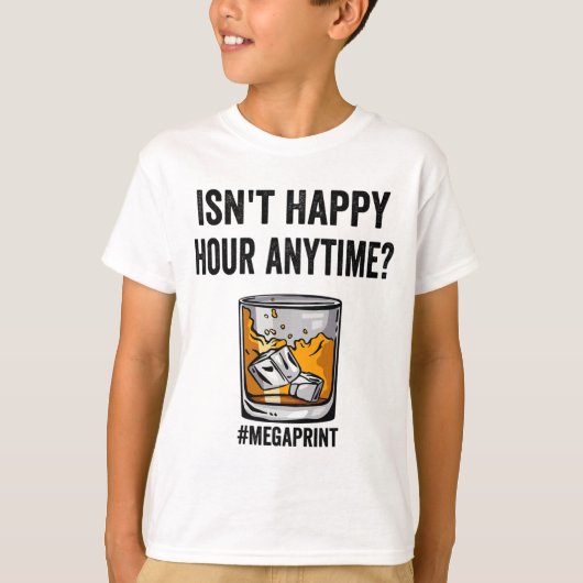 ハッピーアワータイムズメガプリント Tシャツ (正面)