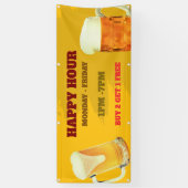 ハッピーアワーバーカスタムバナー 横断幕 (縦)