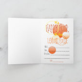 ハッピーアワーパーティの招待状カード 招待状 (内部)