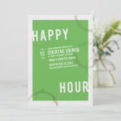 ハッピーアワーパーティの招待状 招待状 (スタンド正面)