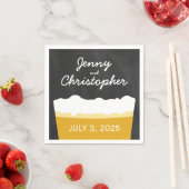 ハッピーアワーブルワリークラフトビールパーティー スタンダードカクテルナプキン (インサイチュ)