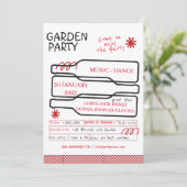 ハッピーアワーボトルガーデンパーティー 招待状 (スタンド正面)