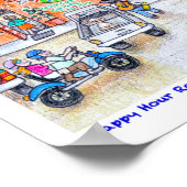 ハッピーアワーレストラン ポスター (角)