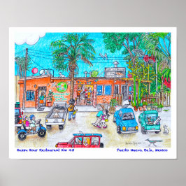 ハッピーアワーレストラン ポスター