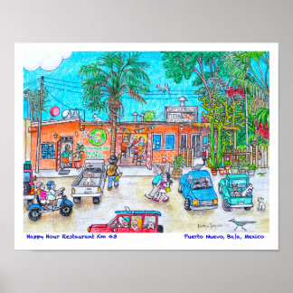 ハッピーアワーレストラン ポスター