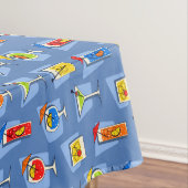 ハッピーアワーレトロハワイアントロピカルドリンク テーブルクロス (インサイチュ)