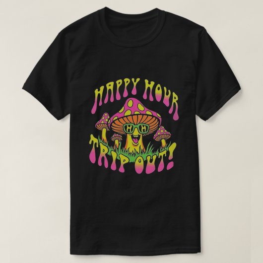 ハッピーアワー旅行 Tシャツ (デザイン正面)