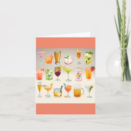 ハッピーアワー空白の カード (正面)