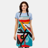 ハッピーアワー エプロン (着用した状態)