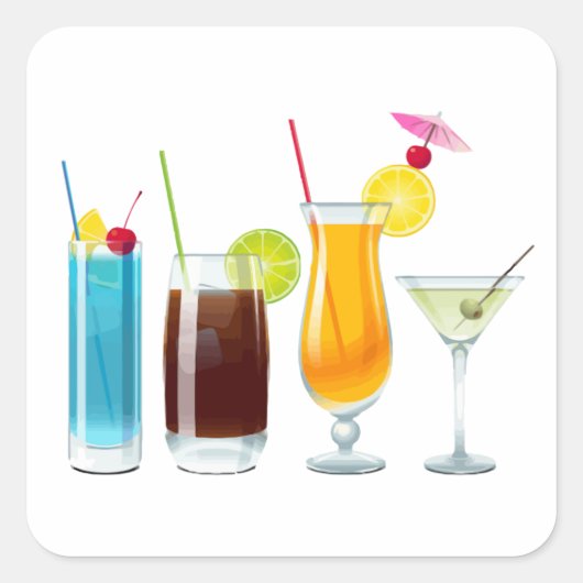 ハッピーアワー スクエアシール (正面)