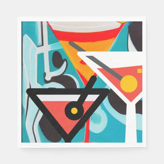 ハッピーアワー スタンダードランチョンナプキン (正面)