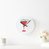 ハッピーアワー ラウンド壁時計 (ホーム)