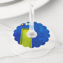 ハッピーアワー ワイングラスタグ