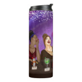 ハッピーアワー |多様性アートワーク タンブラー (回転左)