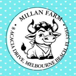 ハッピーアンガスブルテーマ セルフインキングスタンプ