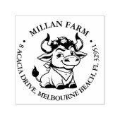 ハッピーアンガスブルテーマ セルフインキングスタンプ (デザイン)