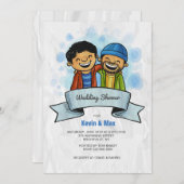 ハッピーアンドゲイ招待状 招待状 (正面/裏面)