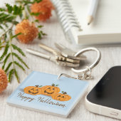 ハッピーアンドニコニコJack O Lanterns Keychain キーホルダー (正面右)