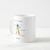 ハッピーアンドレ素晴らしゲエダンサー コーヒーマグカップ (正面左)