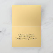 ハッピーアンバニサリーハワイアントロピカルサンセット カード (内部)