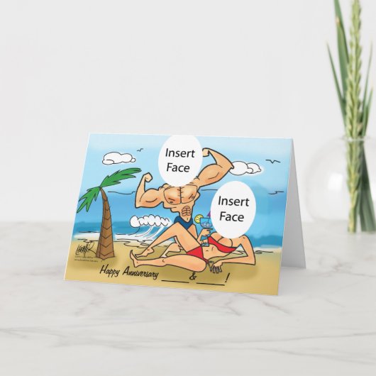 ハッピーアンバーカスタムサイズの写真カード カード (正面)