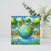 ハッピーアースの日 – グローブグリーンツリー水大陸 シーズンカード (スタンド正面)