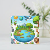 ハッピーアースの日 – グローブグリーンツリー水大陸 シーズンカード (スタンド正面)