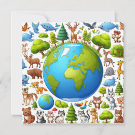 ハッピーアースの日 – グローブグリーンツリー水大陸 シーズンカード