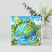 ハッピーアースの日 – グローブグリーンツリー水大陸 シーズンカード (スタンド正面)