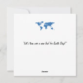 ハッピーアースの日 – グローブグリーンツリー水大陸 シーズンカード (裏面)