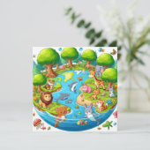 ハッピーアースの日 – グローブグリーンツリー水大陸 シーズンカード (スタンド正面)