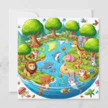 ハッピーアースの日 – グローブグリーンツリー水大陸