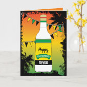 ハッピーアースストロングジャマイカ誕生日 カード (黄色い花)