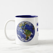 ハッピーアースデイアートアートマグ ツートーンマグカップ (左)