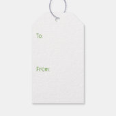 ハッピーアースデイゴールデンレトリエバードッグガーデニング ギフトタグ (裏面)