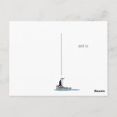 ハッピーアースデイペンギン&プラネット ポストカード (裏面)