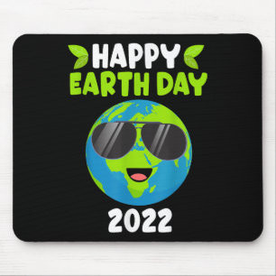ハッピーアースデイ2022アースデイおもしろいキッズ幼児 マウスパッド