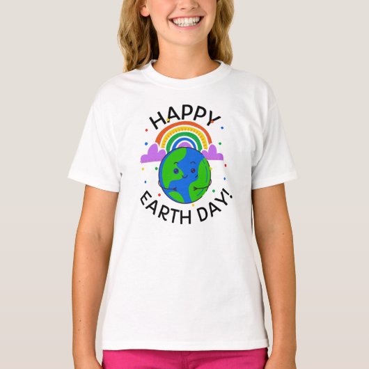 ハッピーアースデイTシャツ Tシャツ (正面)
