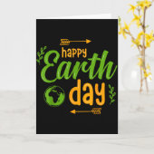 ハッピーアースデー カード (黄色い花)