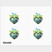 ハッピーアース・デイ 長方形シール (シート)