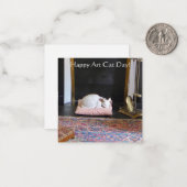 ハッピーアートキャットデイ！ ノートカード (正面/裏面インサイチュ)